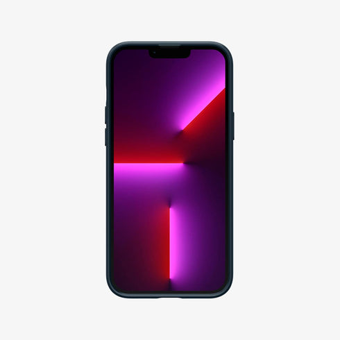 ACS03674 - iPhone 13 Pro Max Case Thin Fit in black showing the back